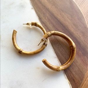 🎋Bamboo Hoop Earrings